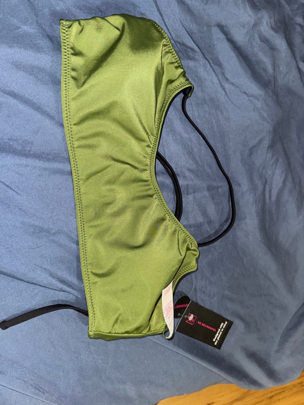 NOBO Olive Green Bikini Top